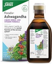 Floradix Ashwagandhaの液体の草及びビタミンの方式-Ashwagandhaのエキスが付いている草の補足、ビタミンC、B12及び多く-ストレス サポートのための-消化に優しい-ビーガン及び非GMO - 8.5のfloz