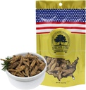 DOL Hand-Selected American Wisconsin Farmed Ginseng Root | ロング・スモール | 全国美智荘 辛州産 辛州産 香辛料亭 香料亭 アメリカン・ギンセン (Small 4oz/Bag)