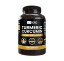 純粋な元のINGREDIENTSのタービン クルクミン(365のカプセル)マグネシウムか米の注入口無し、常に純粋な実験室は確認しました