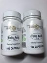 葉酸5mg - BioTech Pharmacal - 100カプセル - 2パック