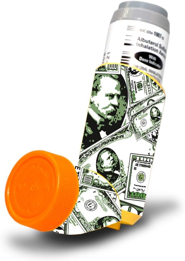 MightySkins 肌用 プロベンジル HFA 喘息吸入器 - パインコラージュ | 保護、耐久性、ユニークなビニールのステッカーカバー | 簡単に適用、削除、および変更スタイル | アメリカ製