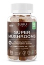 SUKUビタミン - スーパーマッシュルーム - Reishi Chaga、トルコテール&ライオンズマネブレンド免疫のためのグミー - 簡単に咀嚼 - 非GMO、グルテンフリーのグルテンフリー - エスプレッソデカフェイン風味のおいしいビタミン、50カウント