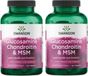 Swanson Glucosamineのコンドロイチン及びMsm 500/400/200のミリグラム120タブ(2パック)