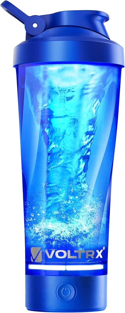 ボルテックスプレミアム電動プロテインシェーカーボトル、トリタン製 - BPA無料 - 24 ozボルテックスポータブルミキサーカップ/ USB タンパク質シェイクス用の充電式シェーカーカップ