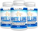 NutraPro White Lung Lung Cleanse & Detox.Support Lung Health. Supports Respiratory Health. 60 Capsule - Made in GMP Certified Facility.