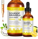 Graviola Soursopの葉のエキスの液体-Soursopのビターの液体、サポート 免疫、弛緩、レバーおよび睡眠、砂糖及びアルコールフリー、高吸収性の方式、レモン味、2 Fl Oz