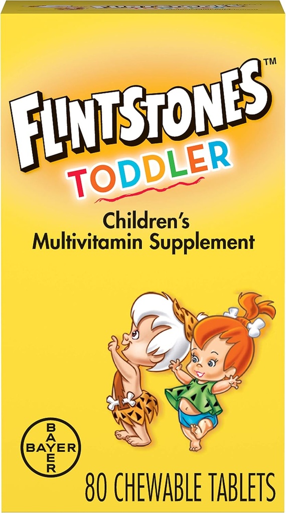FlintstonesのChewableのトドル ビタミン、ビタミンC、ビタミンD、葉酸塩及び多く、80ctのトドルのためのMultivitamin