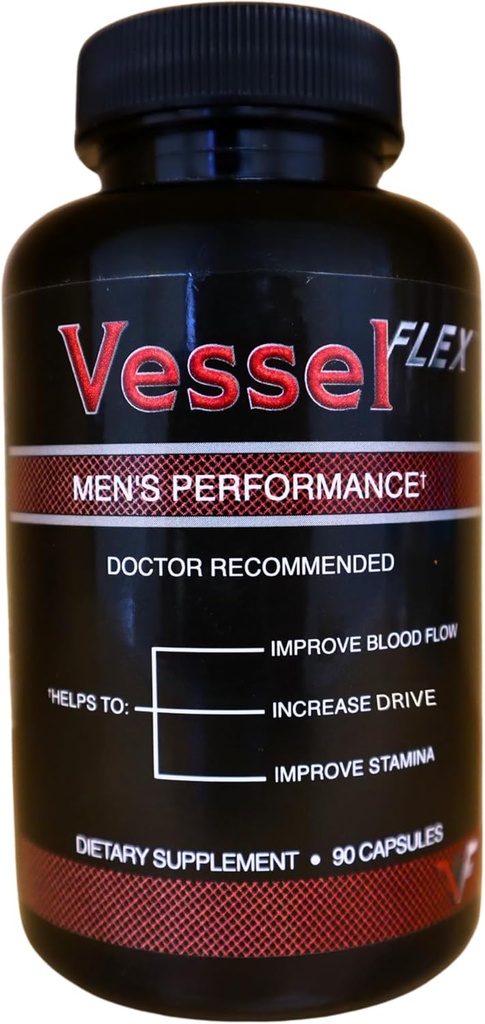 Super Nitric Oxide Booster for Men - Health Supplements, Flow & Stamina Support - Arginine, Beet Root, Ginseng