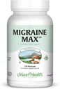 Maxi Health Migraine Max|100% ナチュラル | 120 カプセル コザール認証