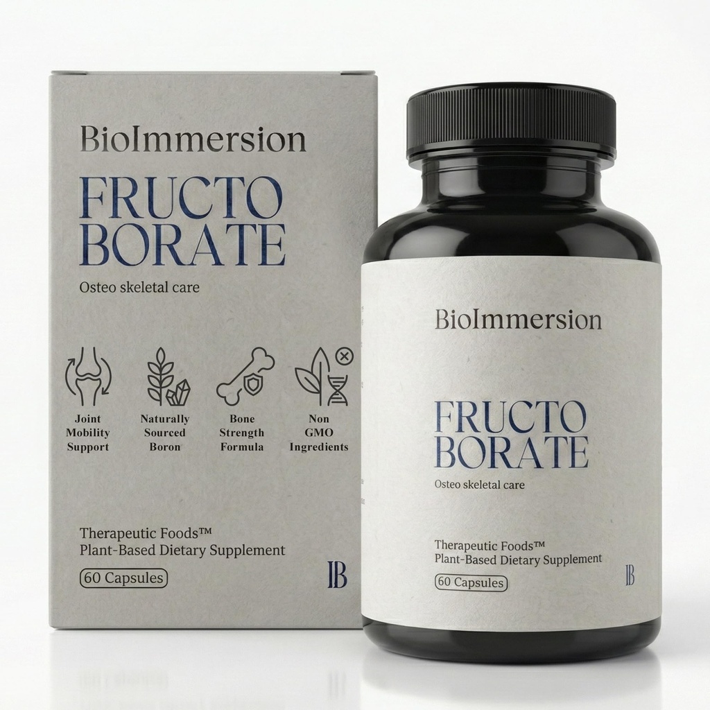 Fructo Borate Complex - 共同モビリティと骨の強さ、炎症の軽減のためのボロンサプリメント、60カプセル、非GMOをサポートしています