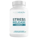 PUREHEALTH RESEARCH ストレスリリースコンプレックス - 女性のサポートサプリメント & 男性 - 機会応力とリラックス - アシュワガンダ、L テアニン、レモンバーム、ナイアシンなど - 90 カプセル