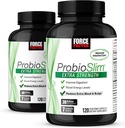 力率 ProbioSlim の余分強さ、Gut の健康サポートのための 30 億 CFUs および緑茶のエキスが付いている女性および人のための Probiotic の補足、浮気およびガスの救助、120 の計算(パック 2)