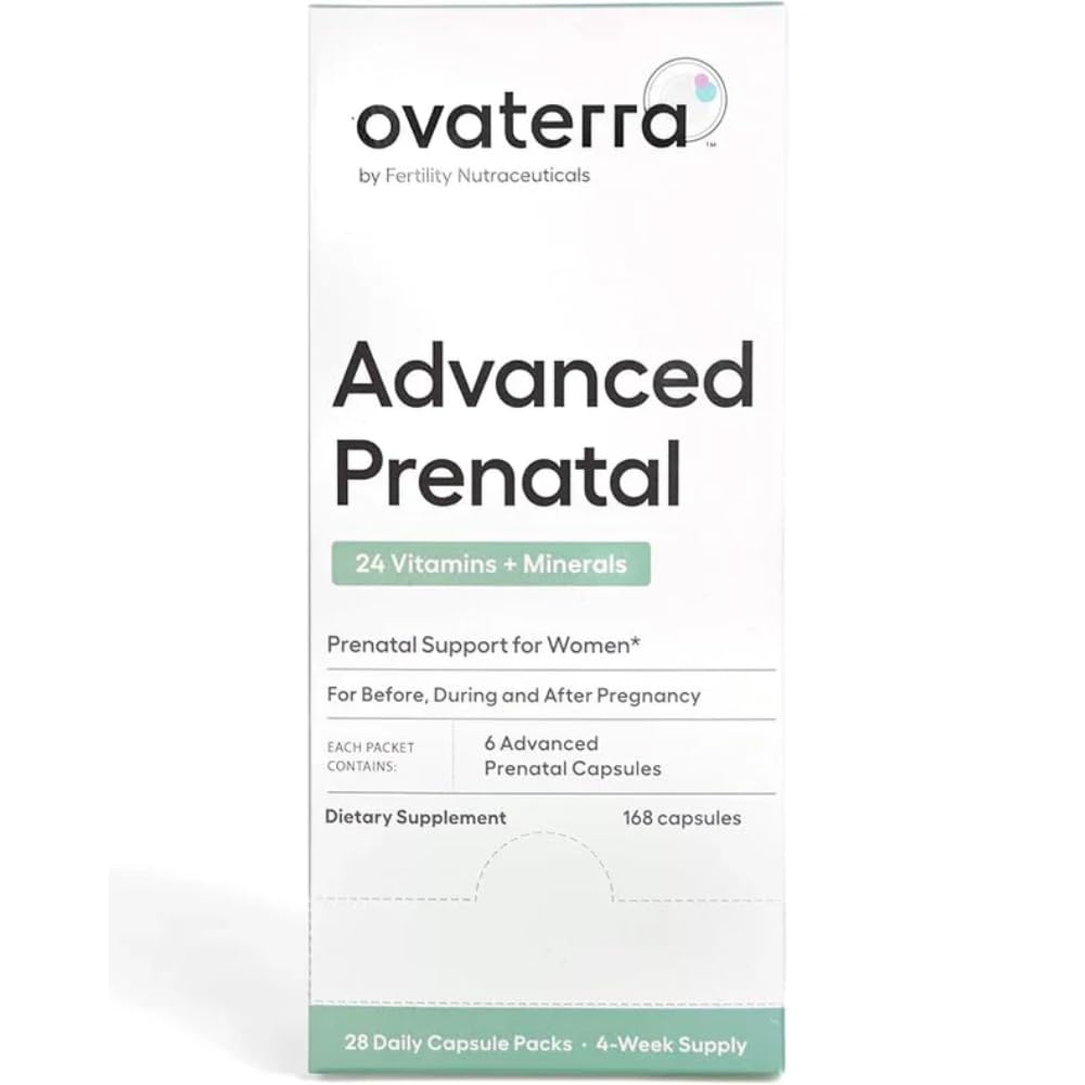 550mgのコリン、Methylfolate、Chelatedの鉄及び24のNutrients 168のカプセルが付いている女性のためのOvaterraの高度の胎児のビタミン- 28の日の供給