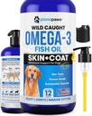犬のためのオメガ3魚油 - サーモンオイルよりも優れています - 犬の魚油サプリメントは、シディング&イッチを減らす - 関節、脳、および心臓の健康をサポート - 皮膚とコートサプリメント - 液体魚油