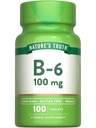 自然の真理B6ビタミン | 100mg | 100錠 | ヴィーガン・非GMO・グルテンフリーサプリメント