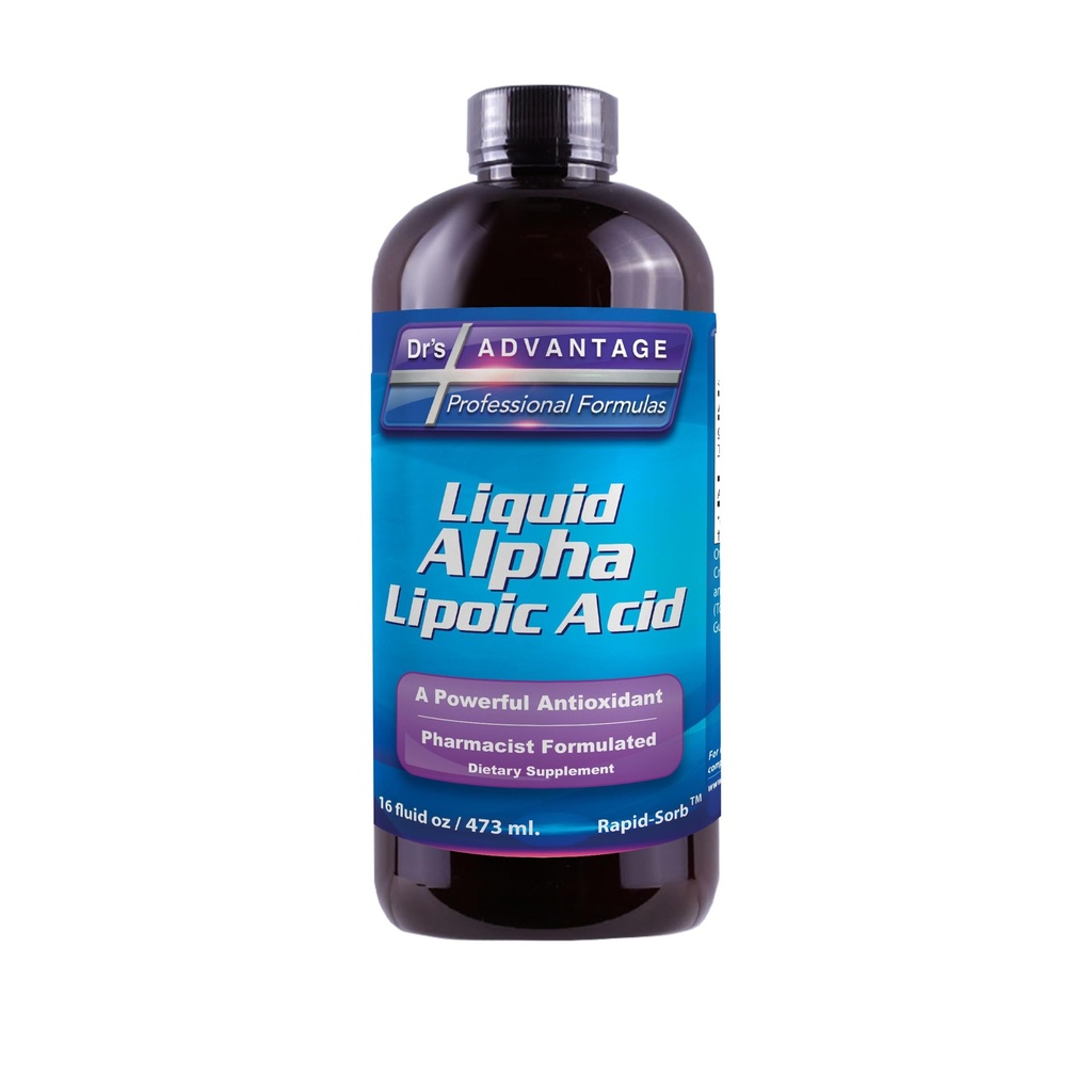 アルファリポ酸 - 50mg ALAの給食用サプリメント - 抗酸化剤でパック - ファーマシストフォーミュレート、栄養素吸収のための迅速な溶媒技術 - 16 fl。 oz。