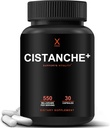 Humanx Cistanche+ 550MG (人のためのCistanche Tubulosaのエキスの粉) 米国は-Swallowのカプセルに容易-アスレチックの性能、強さおよびVitalityを支える強力な補足-----------作りました