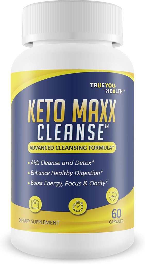 Keto Maxxクレンジング - Ketoフレンドリークレンザー - エイズクレンジング&デトックス - フルボディクレンジング、コロンクレンジング、および肝臓クレンジングサポート - 健康的な消化を促進する - ブーストエネルギー、フォーカス、およびメンタルクラリティ