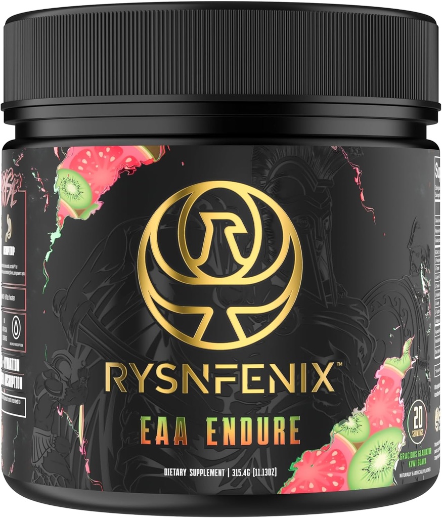 EAAエクステンション - 11g EAA + BCAA Astragin&ブラックペッパーエキスで強化アミノ酸吸収& Aquamin 水分補給用電解液 | 25サービング(キウイグアバ)
