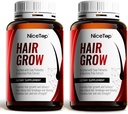 毛の成長の補足、Biotin、ビタミンA、C、E、亜鉛、カプセルとの強さ、厚さの成長のための毛の心配サポート(2)
