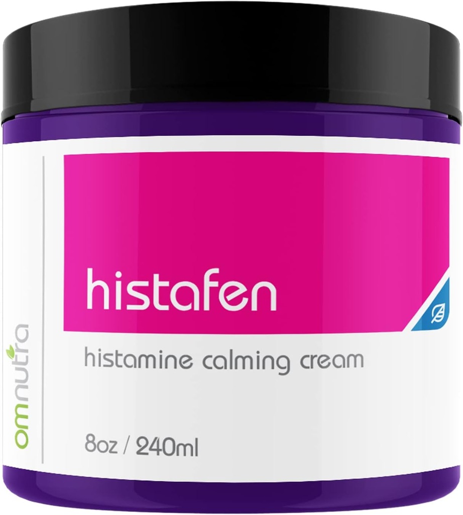 HistafenのAntihistamineのクリームを Calming - 8oz 240mlの反Itchのクリームの低いジアミンオキシダーゼのDaoの酵素のマスト細胞の活動的なシンドロームの大人のための余分強さの集中的な治癒のローション
