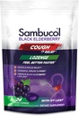 サムブコールブラックエルダーベリー咳救済ロッジ - 大人のための咳のドロップ、サマルブカスエルダーベリーロゼンジ、アイビーリーフ、咳&ムカス救済、免疫サポート、ベリーユーカリ - 24カウント、1パック