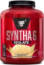 BSN SYNTHA-6 ISOLATE Protein Powder, Whey Protein Isolate, Milk Protein Isolate, Flavor: Vanilla Ice Cream, 48 servings
