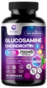GlucosamineのコンドロイチンMSMの接合箇所の補足2100mg -グルコサミン硫酸塩、Turmeric、ボスウェリア、ケルセチン及びBromelain -性質の余分強さの柔軟性、移動性及び共同サポート、60のカプセルを使って