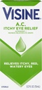 Visine A.C. 亜鉛硫酸塩及びTetrahydrozoline HCl、赤みのRelieverの目の低下の処置及びItchy、赤く、水及びIrritatedの目のためのAstringent、0.5のfl.のoz