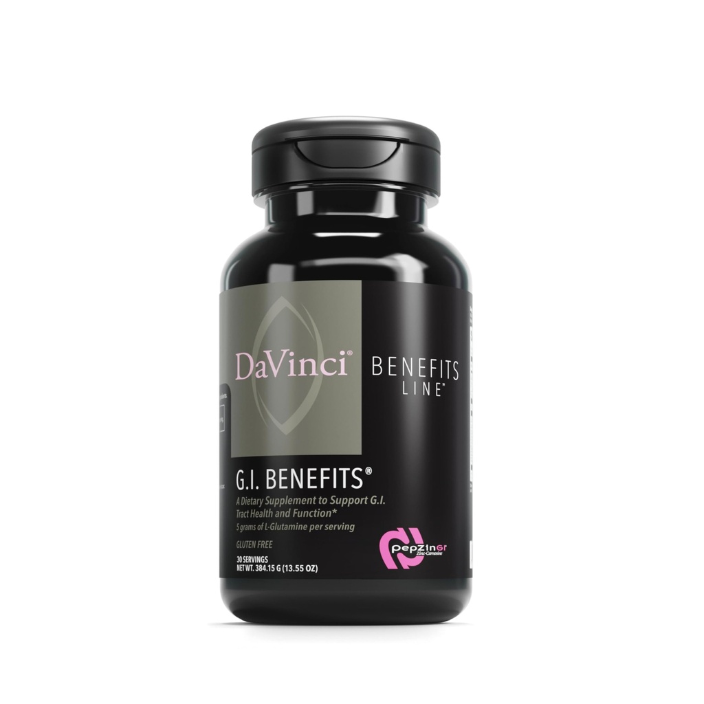 DAVINCI Labs GI 利点 - 亜鉛と L グルタミン* - サポート免疫システムと健康な消化* - 男性と女性のための腸の健康の補足 - 30 のサービング(384.15 g)