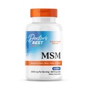 医師のベストMSM、ヘア、スキン、ネイル、ジョイント、非GMO、グルテンフリー、サービングあたり3000mg、360カプセルをサポート