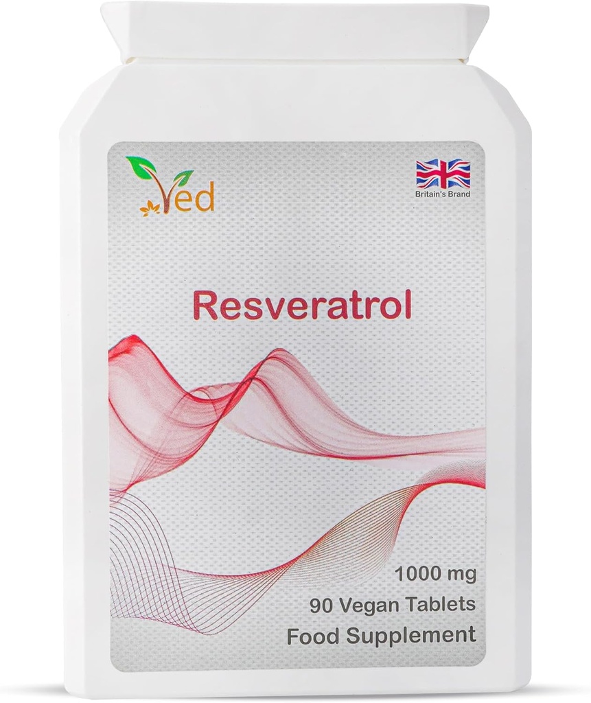 Ved RESVERATROL 1000のmg 90のタブレット、強力な酸化防止剤及び、反老化、心臓血管サポート、びんごとの90日の供給を促進します。
