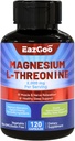 Magnesium L-Threonine Supplement, Mineral Magnesium Supplement, Magnesium L-Threonine 2000mg, 120 Capsules