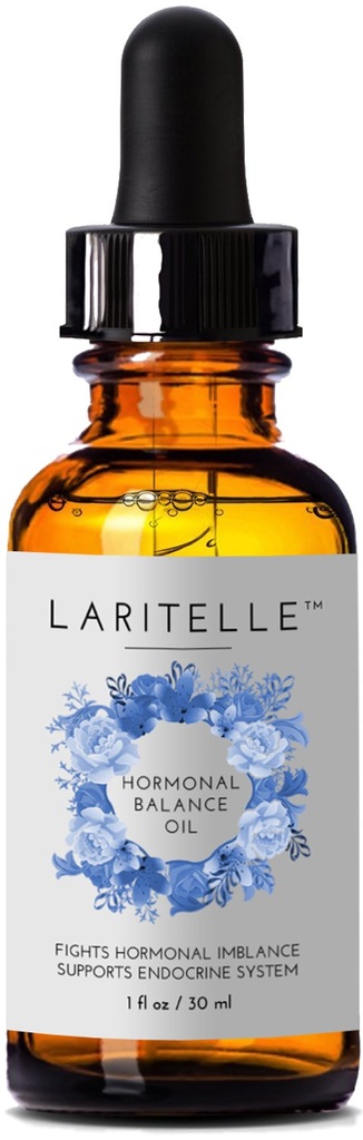 Laritelle Organic Hormonal Balance & Thyroid サポートトリートメント 1 oz | ホルモンの不均衡を戦う、支持の内分泌系|甲状腺のホルモンの不均衡を正規化 | 若返り、年齢の擁護