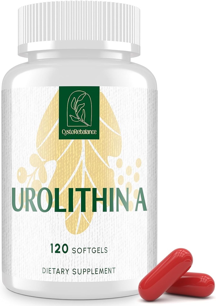 Urolithin A Supplement 2000MG - for Healthy Aging, Antioxidants and Mitochondrial - High Purity & Potency - 120 Softgels - 60 Serving