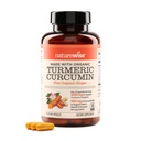 NatureWise Curcumin ターメリック 2250mg - 95% クルクミノids & BioPerine 高度な吸収のためのブラックペッパー抽出物 - 毎日の関節と免疫の健康サポート - ビーガン、非GMO、90 カウント[30日の供給]