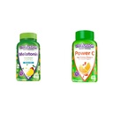 Vitafusion Melatonin 140ct力CのビタミンCのグミー150ct免疫サポートオレンジ味