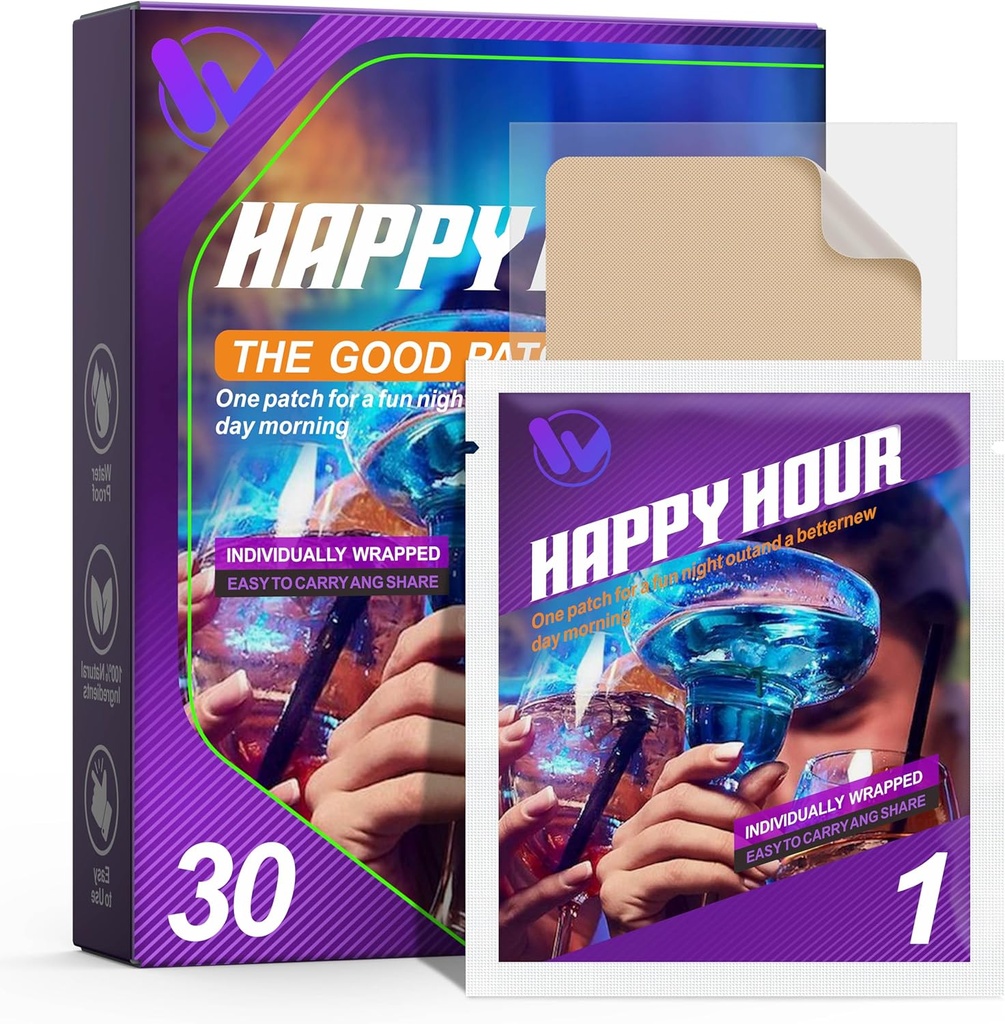 Individually Wrapped 30 Pack-Use Before Drinking, You Will Wake up Refreshed in The Morning