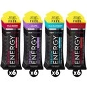 NewTrition® の余分強さのエネルギーは 1.7 の fl の oz (パッケージの 24 の 4 つの味) - 250mg のカフェイン の B のビタミン及びアミノ酸、焦点及び耐久性のための砂糖なしのゼロカロリーのビタミン エネルギー飲み物(Mixed-1)