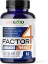 LIVEGOODTMファクター4、EPA&DHA、CoQ10、およびTurmeric、高度Q10 Coenzyme&CoQ10の補足、DHAは中心、接合箇所及び免疫サポートのための補足、米国、60の計算で作られる、