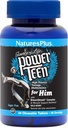 Natures Plus Power Teen for Him - 60 Chewableタブレット、ワイルドベリー - High-Potency Teenage Multivitamin - Sugar Free、ベジタリアン、グルテンフリー - 30サービング