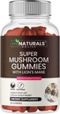 MINATURALS 大人のための極度のきのこのグミー、10Xのきのこの補足w/Lionsのマネ、サポート 脳および免疫システム健康、これ以上の丸薬及びカプセル無し