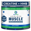 BioTrust 無年齢の筋肉ビルダー - ビタミンD3&ベタインとクレアチンHMBパウダー - 自然に筋肉量と強さを飾るビルド&保存 - 不燃、30サービング