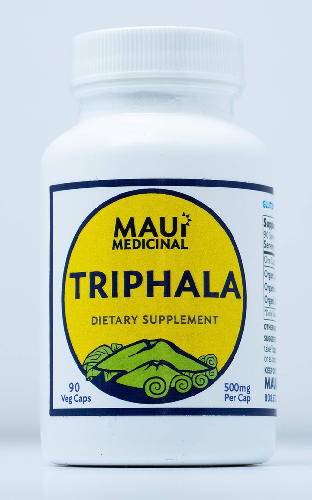 TRIPHALA 90のベジギーのカプセル-カプセルの有機性草の方式ごとの500mg