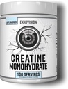 Ekkovision のクレアチンの Monohydrate の粉、Micronized、Unflavored、人および女性のための前ワークアウト及びポストのワークアウトの補足、エネルギー サポート、シェイクスムージー及び飲料、100 のサービングで混合すること容易
