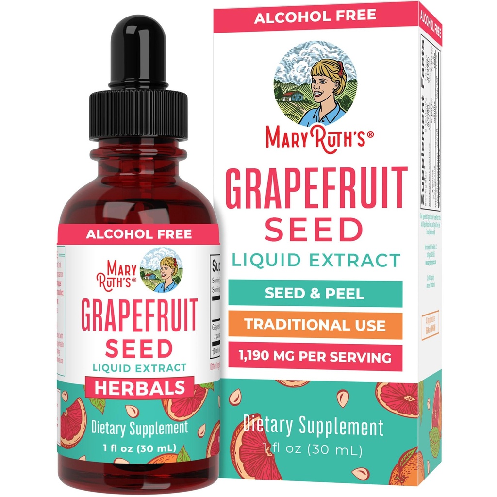 MaryRuth Organics Grapefruit Seed Extract Grapefruit Seed Oil Drops | ピール&シード | ハーブ・チンチャーズ・リキッド・ドロップ | 砂糖フリー | 完全菜食主義者 | ノンGMO | グルテンフリー| 無味 | 30 食 | 1 Fl Oz