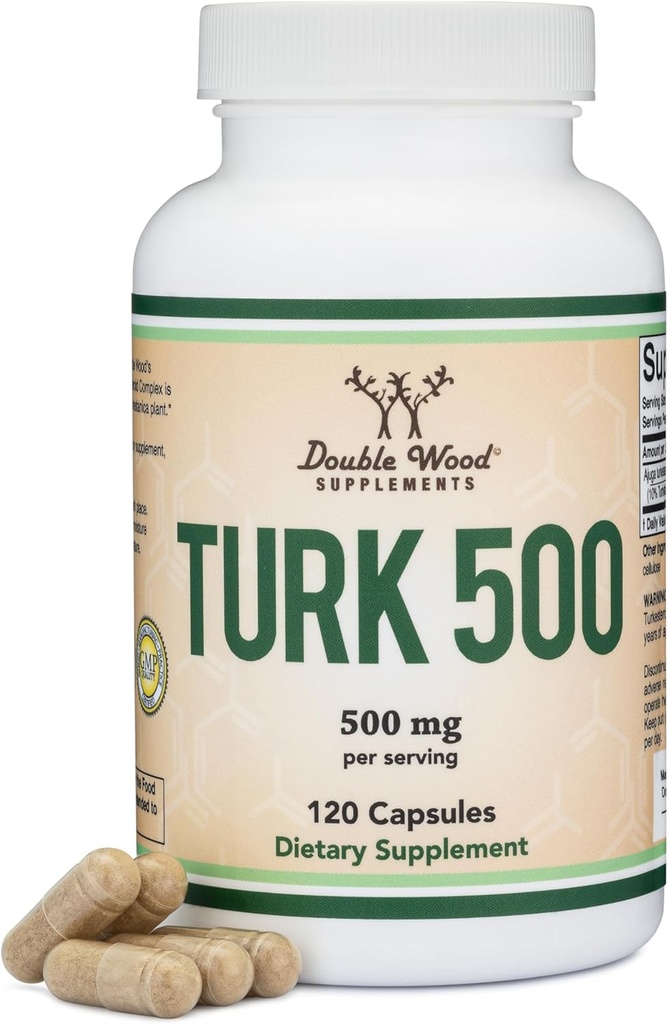 Turkesteroneの補足500mgの120のカプセル(AjugaのTurkestanicaのエキスStd.への10%のTurkesterone)は人の健康サポート(米国で製造され、テストされる)のためのEcdysteroneに倍の木材によって類似します