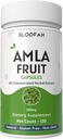 Amla フルーツ カプセル 500mg | 集中10:1 エキス フィランサス emblica | 天然ハーブ サプリメント | 非GMO、グルテンフリー | 伝統的ウェルネス フォーミュラ (1個入)