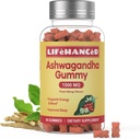 Ashwagandha Gummies、Labテスト済み、60カウント、1500mg、3%のwithanolides、あなたのEntireの家族のための理想的な補足。