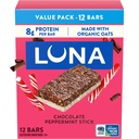 ルナバー - チョコレートペパーミントスティックフレーバー - スナックバー - 非GMO - グルテンフリーのプロテインバー - 有機オート麦で作られた(12パック)